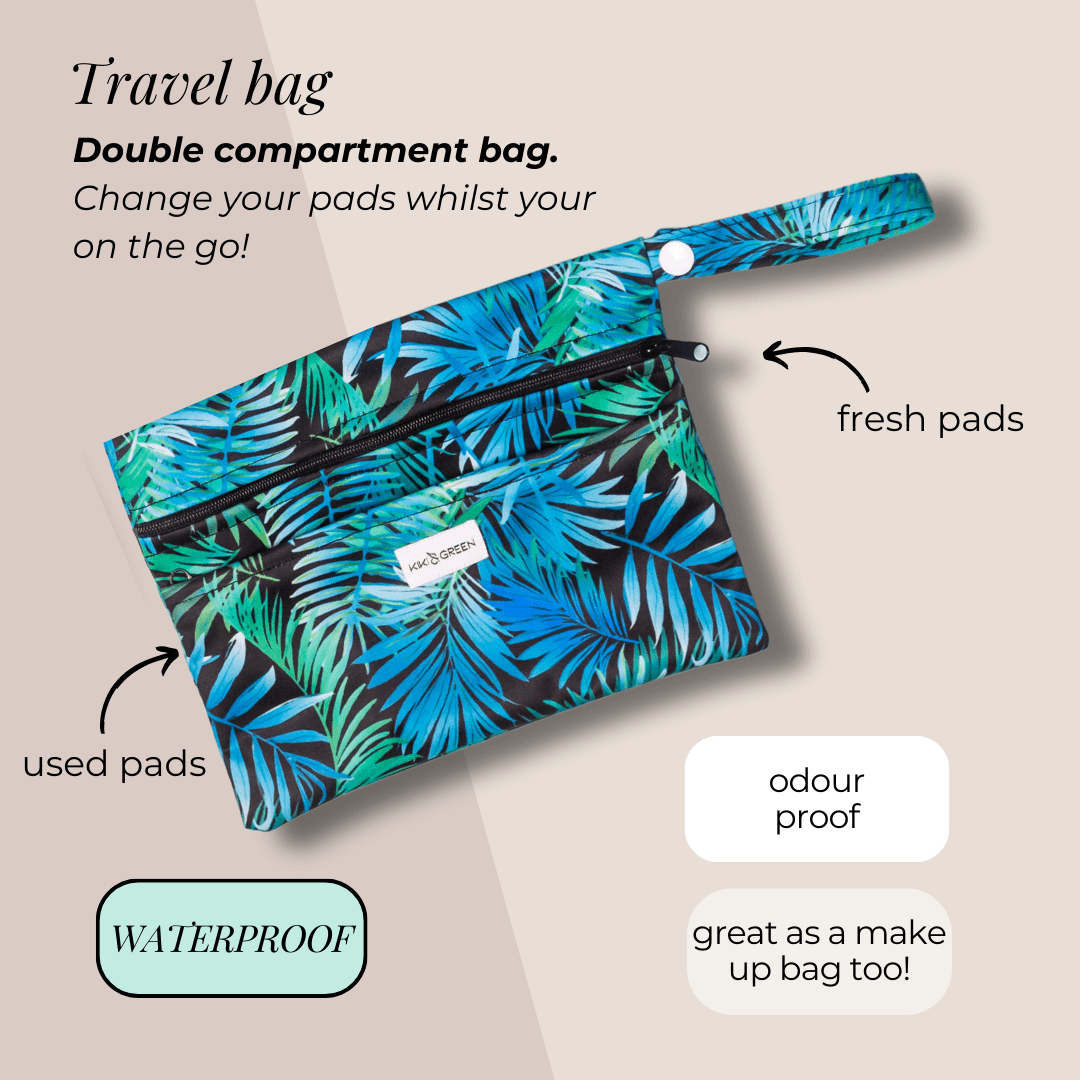 Travel Bag (Midnight Rainforest Print)