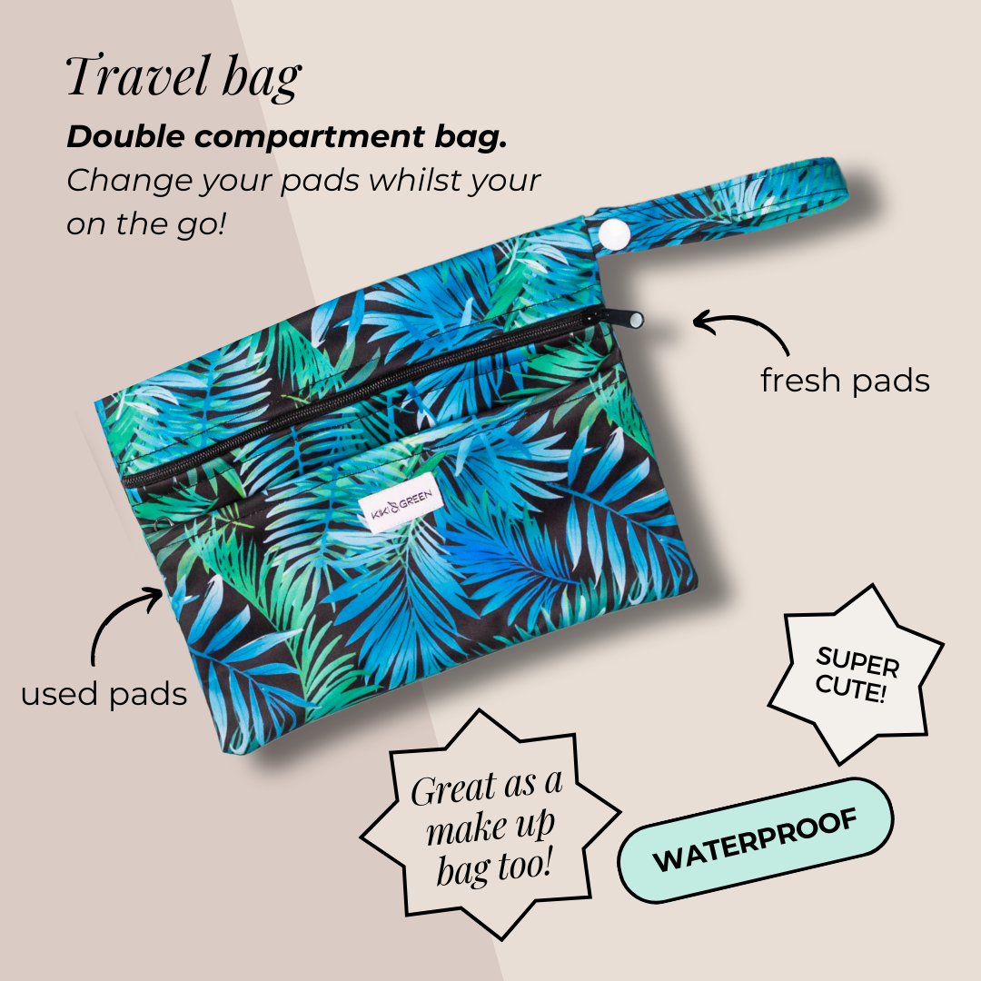 Travel Bag (Midnight Rainforest Print)