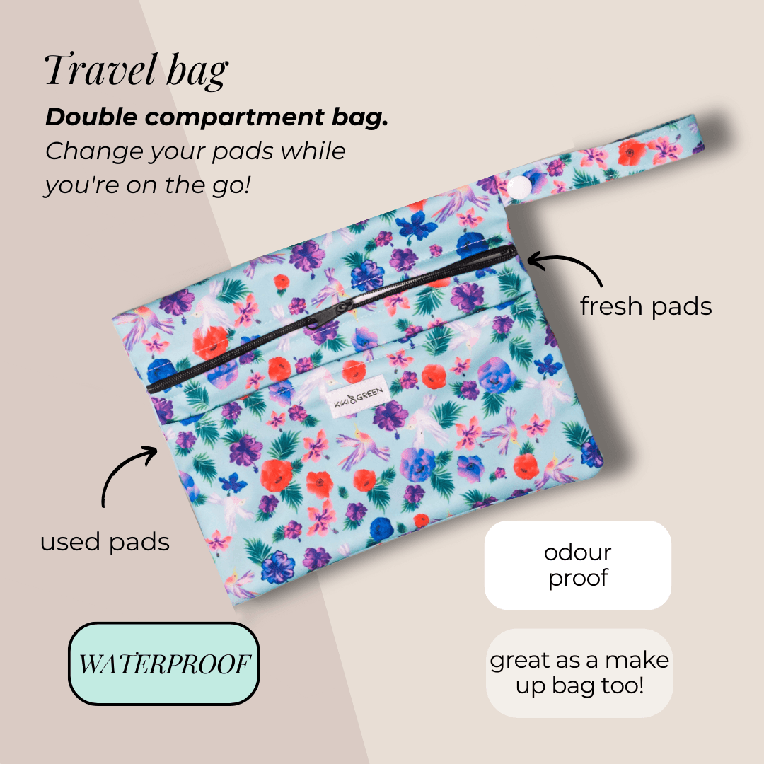 Travel Bag (Limited Edition Print - Floral Hummingbird)