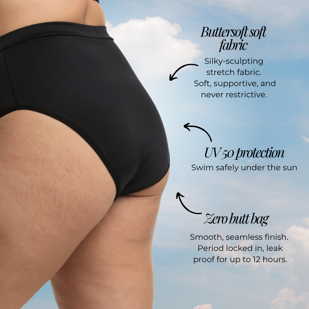 High Rise Period Swim Bottoms Light / Moderate Flow