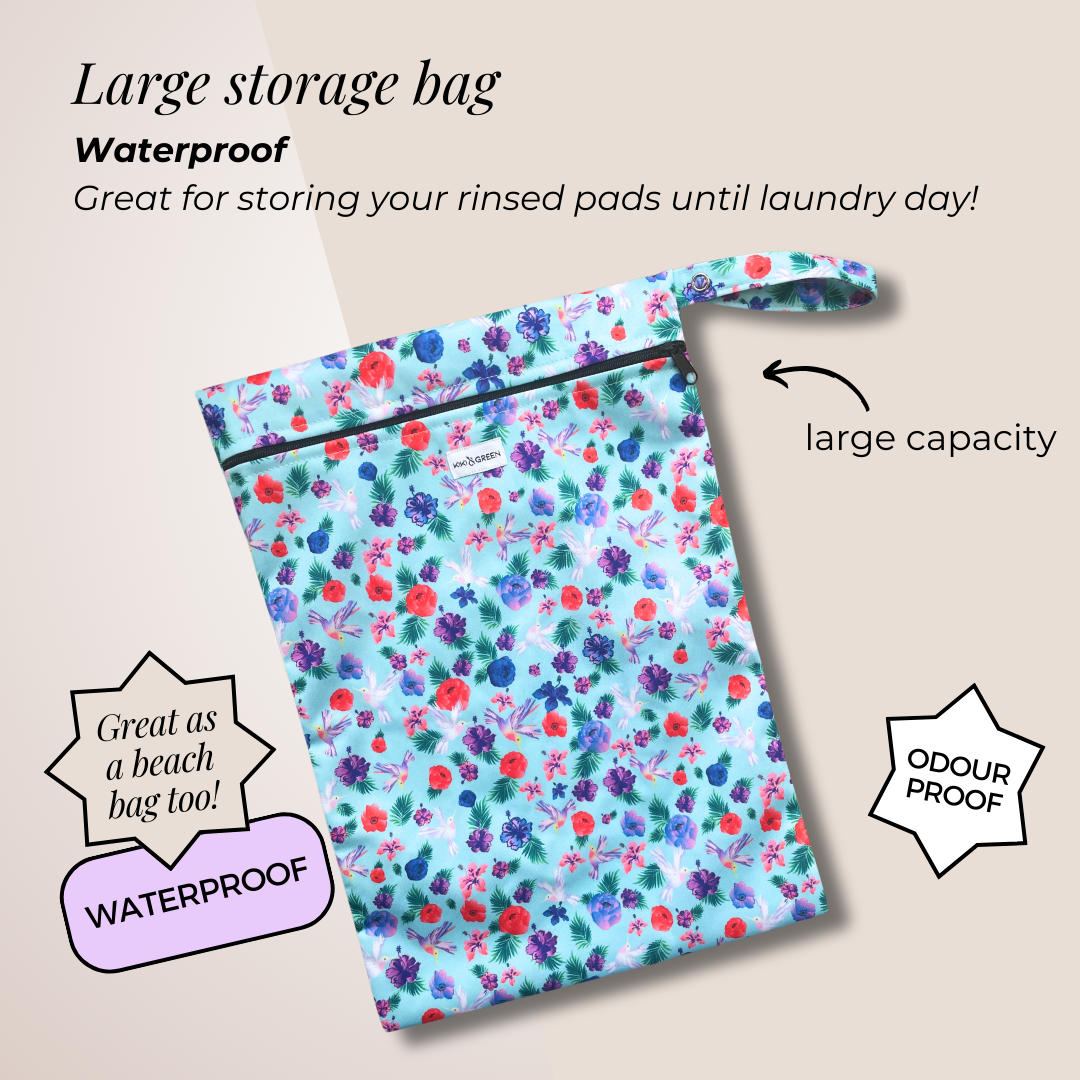 Large Storage Bag (Limited Edition - Floral Hummingbird)