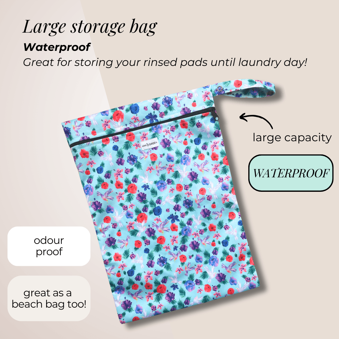 Large Storage Bag (Limited Edition - Floral Hummingbird)