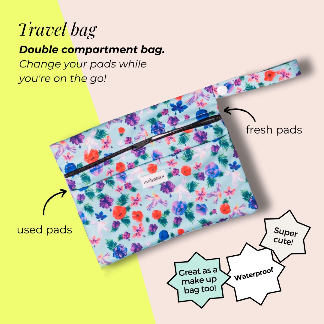 Travel Bag (Limited Edition Print - Floral Hummingbird)