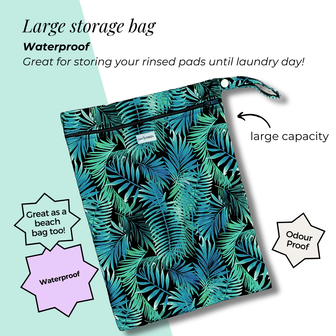 Large Storage Bag (Midnight Rainforest)